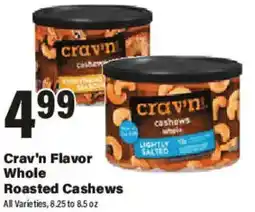 Big Y Crav'n Flavor Whole Roasted Cashews offer