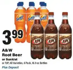 Big Y A&W Root Beer or Sunkist offer
