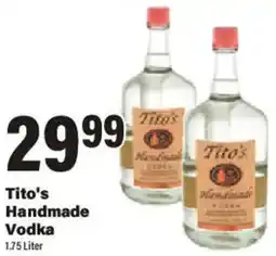 Big Y Tito's Handmade Vodka offer