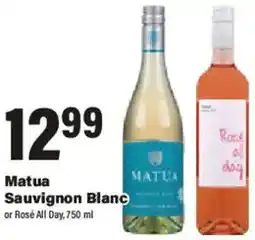 Big Y Matua Sauvignon Blanc offer