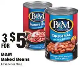 Big Y B&M Baked Beans offer