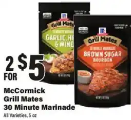 Big Y McCormick Grill Mates 30 Minute Marinade offer