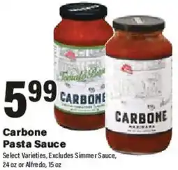 Big Y Carbone Pasta Sauce offer