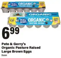 Big Y Pete & Gerry's Organic Pasture Raised Large Brown Eggs offer
