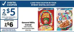 Big Y General Mills Cereal offer