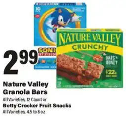 Big Y Nature Valley Granola Bars offer