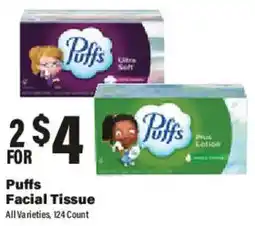 Big Y Puffs Facial Tissue offer