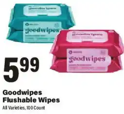 Big Y Goodwipes Flushable Wipes offer