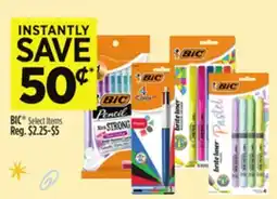 Dollar General BIC Select Items offer