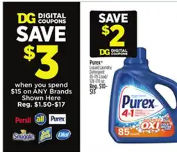 Dollar General Purex Liquid Laundry Detergent offer