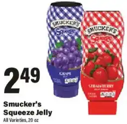 Big Y Smucker's Squeeze Jelly offer