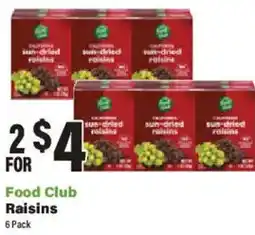 Big Y Raisins offer