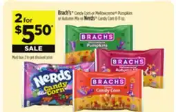 Dollar General Brach's Candy Corn or Mellowcreme Pumpkins or Autumn Mix or Nerds Candy Corn offer