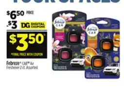 Dollar General Febreze CAR Air Freshener offer
