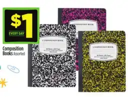 Dollar General Composition Books Assorted offer