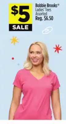 Dollar General Bobbie Brooks Ladies' Tees offer
