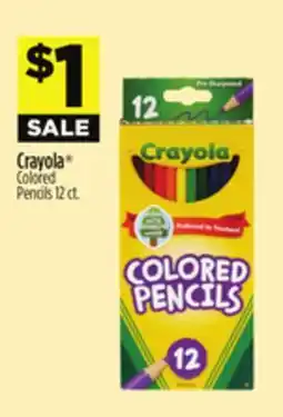 Dollar General Crayola Colored Pencils offer