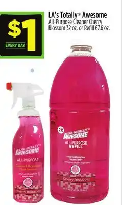 Dollar General LA's Totally Awesome All-Purpose Cleaner Cherry Blossom or Refill offer