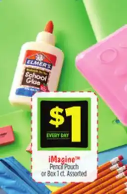 Dollar General iMagine Pencil Pouch or Box offer