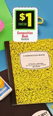 Dollar General Composition Book offer