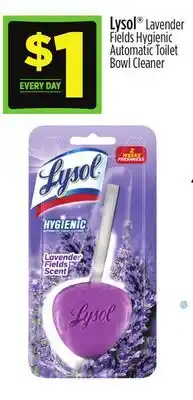 Dollar General Lysol Lavender Fields Hygienic Automatic Toilet Bowl Cleaner offer