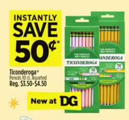 Dollar General Ticonderoga Pencils offer