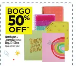 Dollar General Notebooks or Journals offer