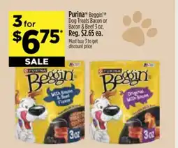 Dollar General Purina Beggin' Dog Treats offer