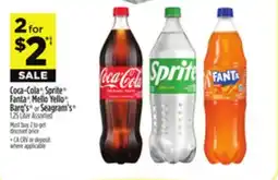 Dollar General Coca-Cola , Sprite Fanta , Mello Yello , Barq's or Seagram's offer