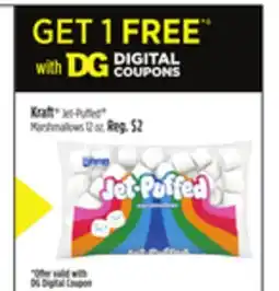 Dollar General Kraft Jet-Puffed Marshmallows offer
