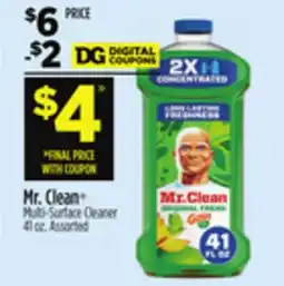 Dollar General Mr. Clean Multi-Surface Cleaner offer