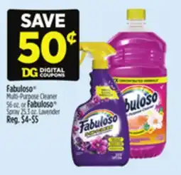 Dollar General Fabuloso Multi-Purpose Cleaner 56 oz. or Fabuloso Spray 25.3 oz offer