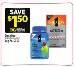 Dollar General One A Day Multivitamines offer