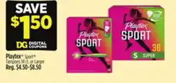 Dollar General Playtex Sport Tampons offer