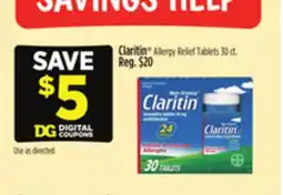 Dollar General Claritin Allergy Relief Tablets offer