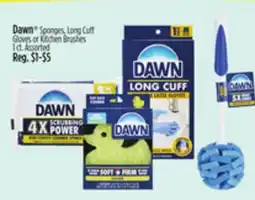 Dollar General Dawn Sponges, Long Cuff Gloves or Kitchen Brushes offer