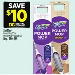 Dollar General Swiffer PowerMop or PowerMop Wood Kit offer