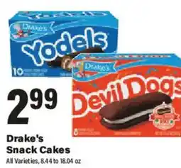 Big Y Drake's Snack Cakes offer