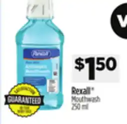 Dollar General Rexall Mouthwash offer