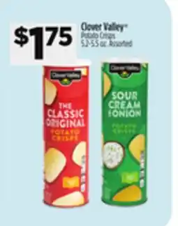 Dollar General Clover Valley Potato Crisps offer