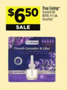Dollar General True Living Scented Oil Refills offer
