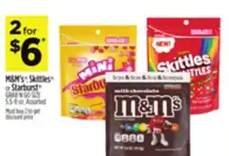 Dollar General M&Ms *, Skittles * or Starburst offer