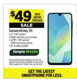 Dollar General Samsung A16 offer