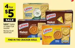 Dollar General Lance Cookies or Crackers 6 pk offer