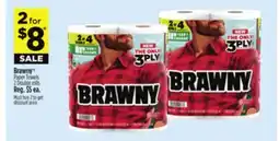 Dollar General Brawny Paper Towels offer
