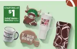 Dollar General Football Tabletop or Home Decor Assorted offer