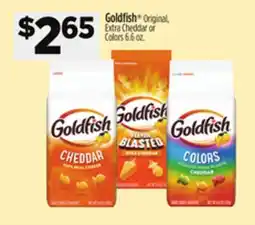 Dollar General Goldfish Original, Extra Cheddar or Colors offer