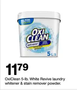 Target OxiClean 5-lb. White Revive laundry whitener & stain remover powder offer