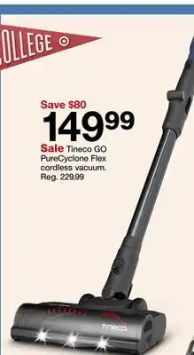 Target Tineco GO PureCyclone Flex cordless vacuum offer