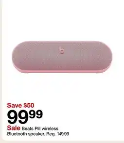 Target Beats Pill wireless Bluetooth speaker offer
